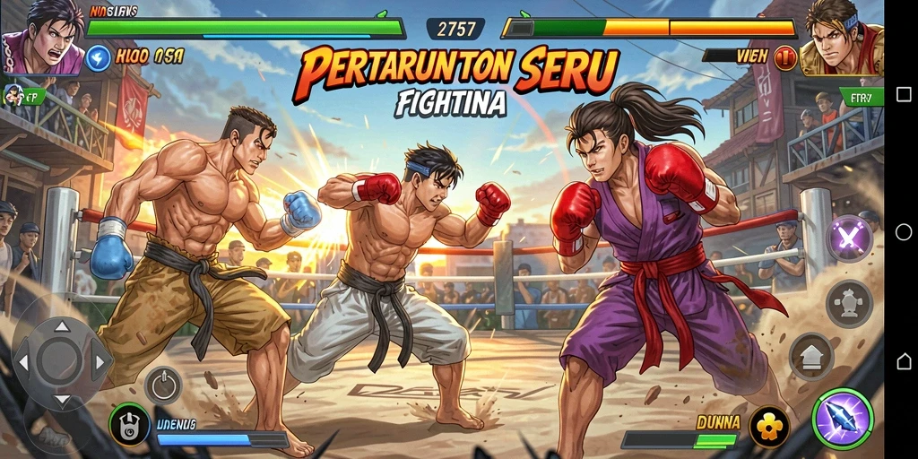 Gameplay menarik di <strong>2757</strong> memperlihatkan pertarungan karakter yang mendebarkan.