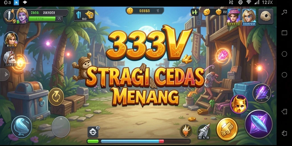 Tangkapan layar permainan <strong>333V</strong> yang menunjukkan pertarungan strategi yang intens.