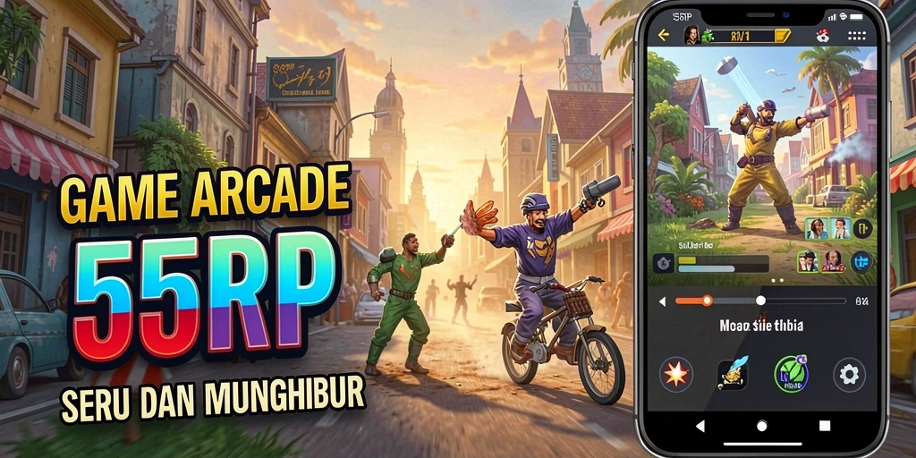 Gameplay seru dan menantang di 55RP.