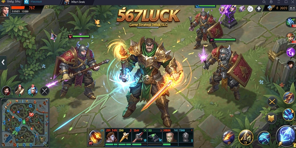 Tampilan seru dalam gameplay SLG 567LUCK yang menegangkan.