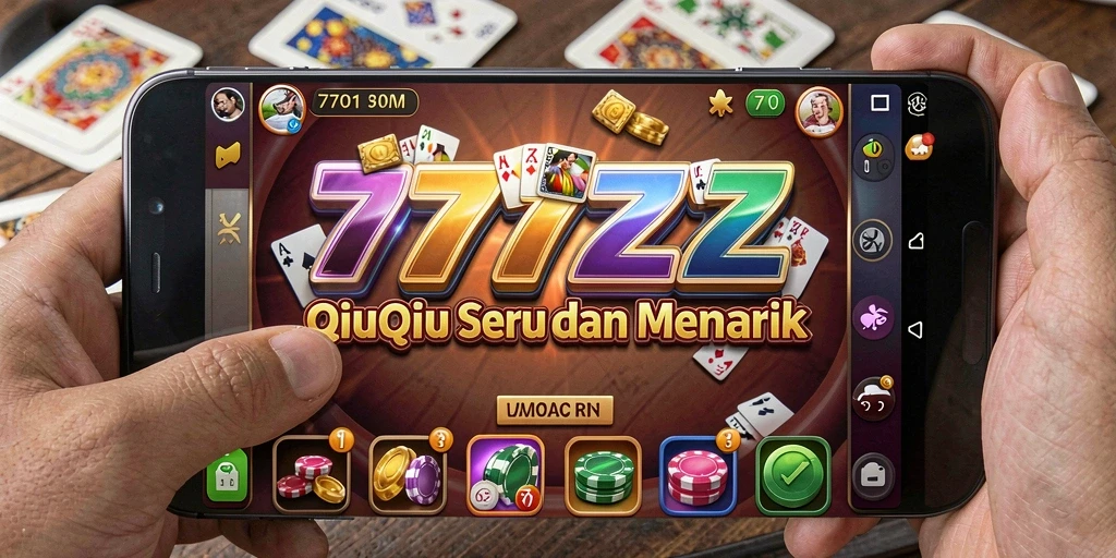 Tampilan gameplay seru dari 777ZX QiuQiu yang penuh tantangan.