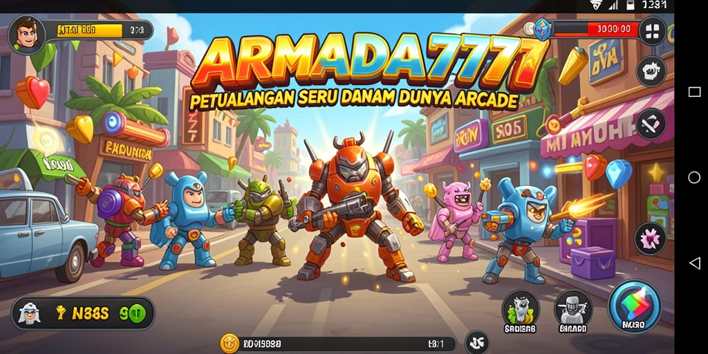 Tampilan gameplay seru di ARMADA777 dengan grafis yang memukau.