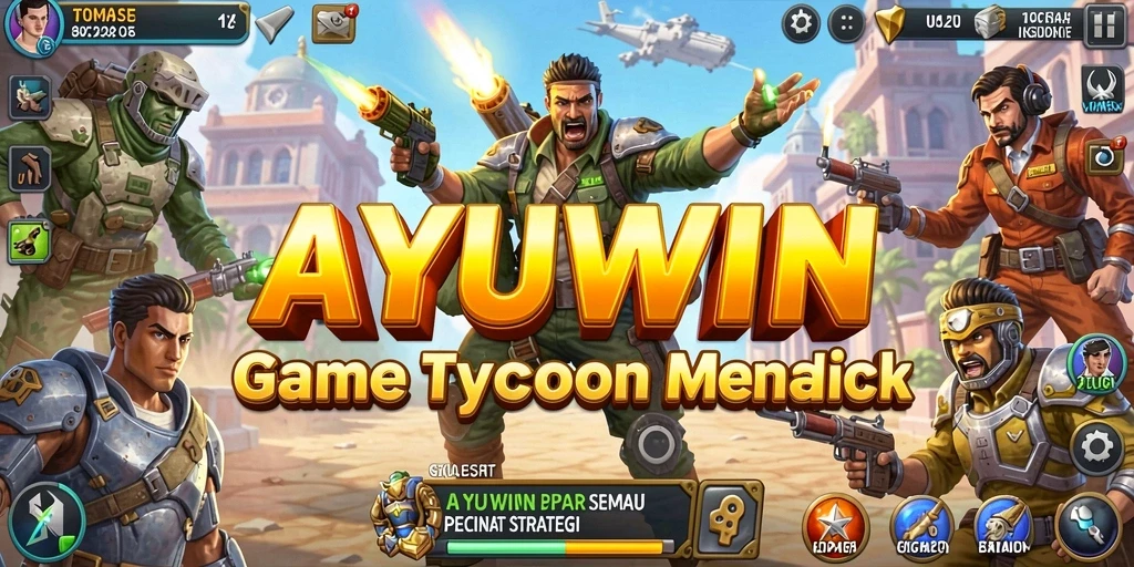 Tampilan gameplay AYUWIN yang menarik dan strategis.