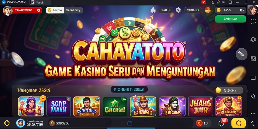 Tampilan gameplay yang mendebarkan di CAHAYATOTO.