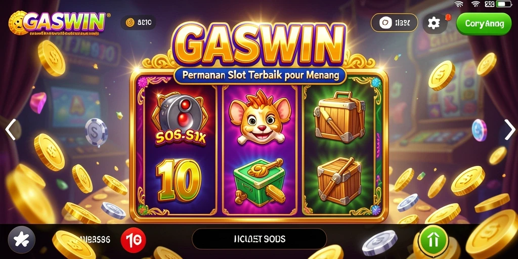 Tangkapan layar dari gameplay GASWIN menunjukkan keseruan bermain Slot.