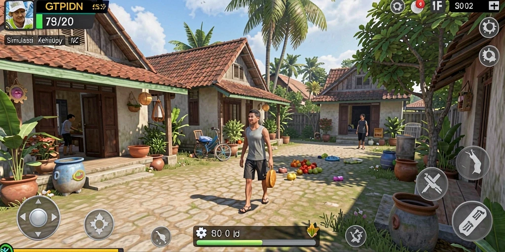 Gameplay GTPIDN yang penuh warna dan interaktif.