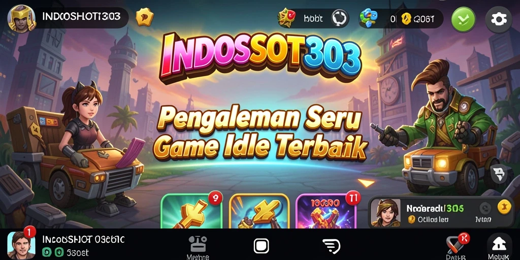 Tampilan gameplay INDOSLOT303 yang menarik dan penuh warna.