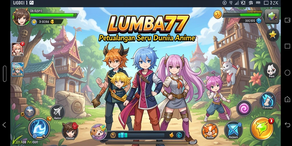 Tampilan gameplay LUMBA77 yang menakjubkan di dunia anime.