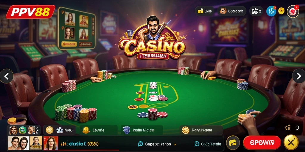 Tampilan menarik dari gameplay Live Casino di PPV88 yang mengasyikkan.