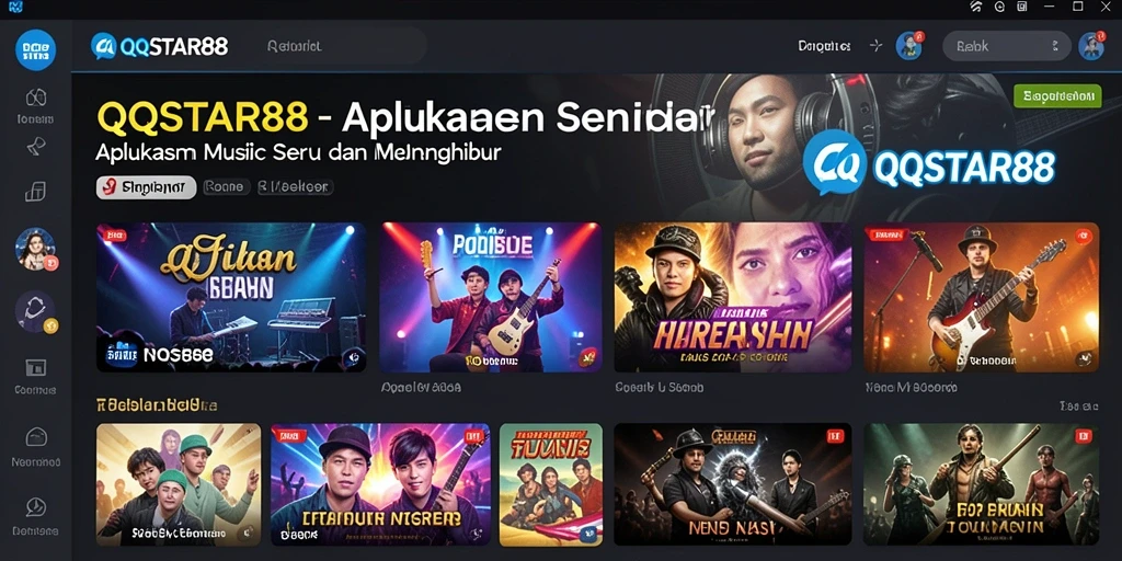 Screenshot gameplay <strong>QQSTAR88</strong> menampilkan pengguna bernyanyi dengan semangat dan kegembiraan.