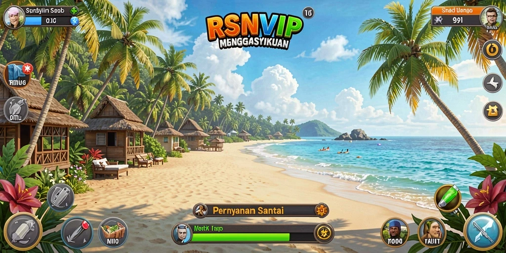Tampilan gameplay RSNVIP yang seru dan mengasyikkan dalam kategori Casual.