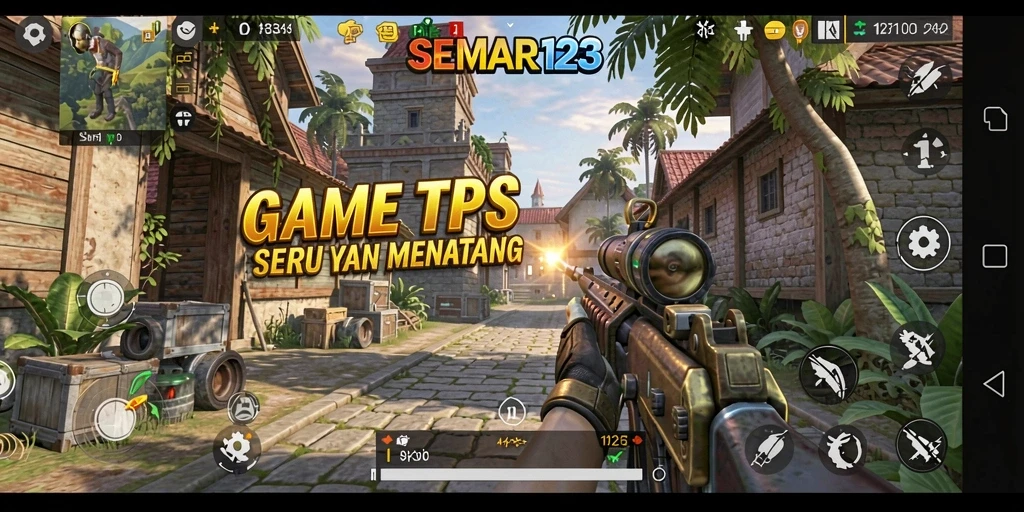 Screenshot menampilkan aksi seru dalam game TPS SEMAR123.