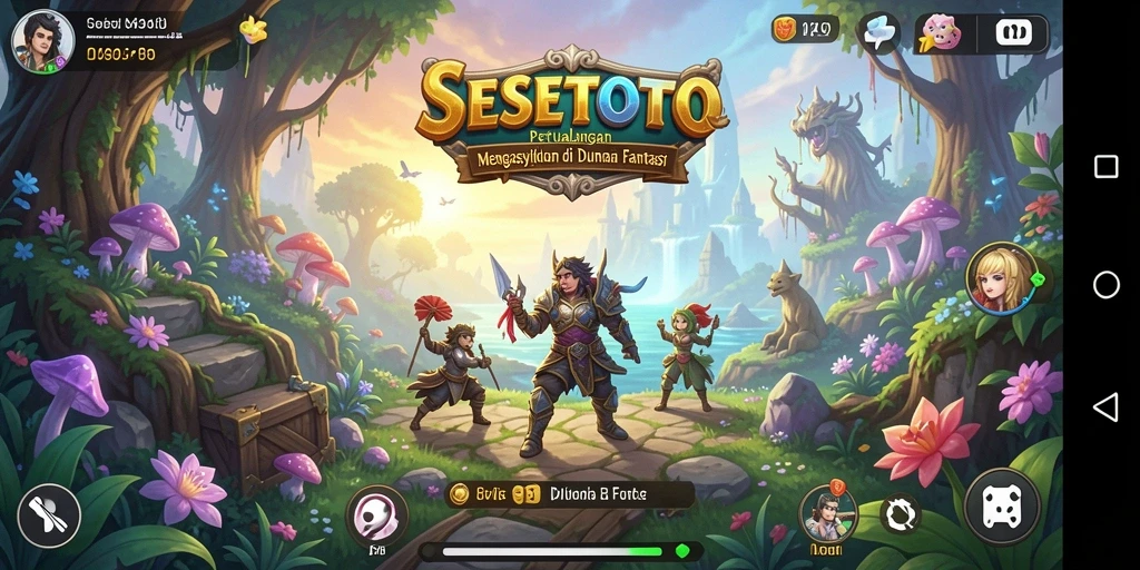 Gameplay SESETOTO yang menegangkan di dunia petualangan.