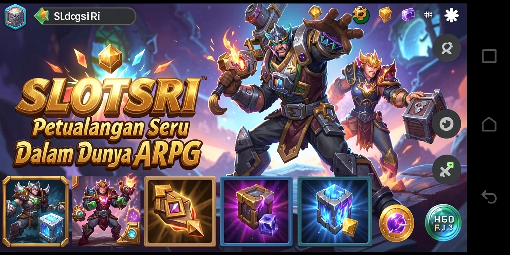 Tampilan gameplay seru di dunia SLOTSRI yang penuh petualangan.