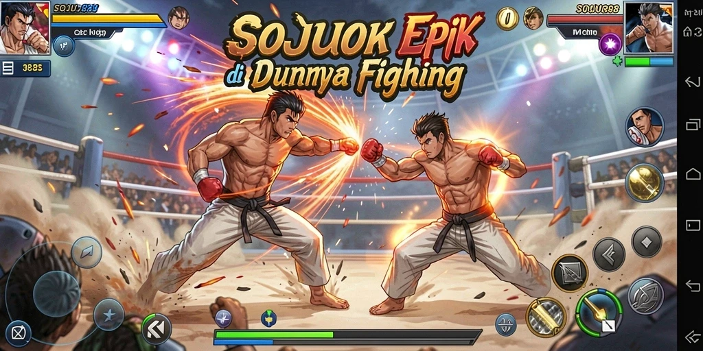 Tampilan gameplay menarik dan pertarungan seru di SOJU88.