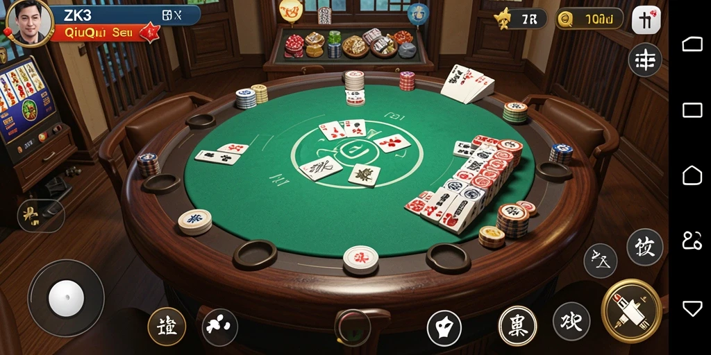 Gameplay ZK3 dengan visual menawan dalam permainan QiuQiu.